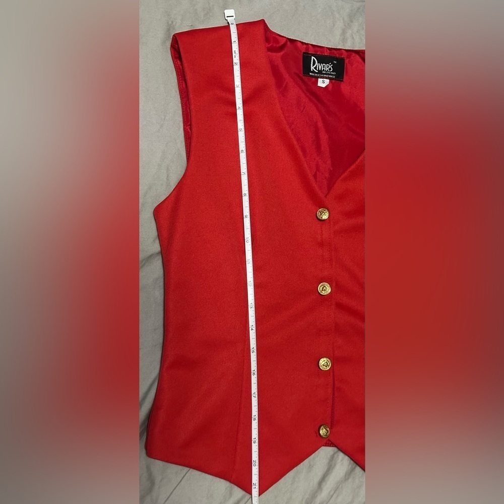 Rivar’s: Women's Vest with Decorative Buttons - Size Small - Picture 12 of 14